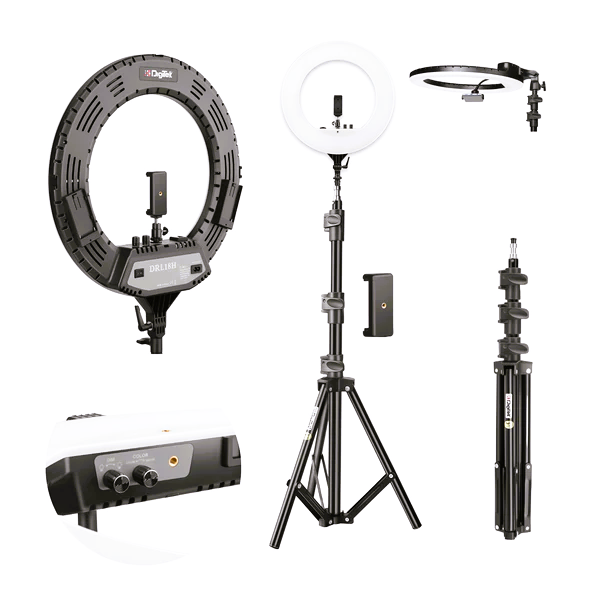 DIGITEK DRL-18H C Ring Light with 158cm Stand